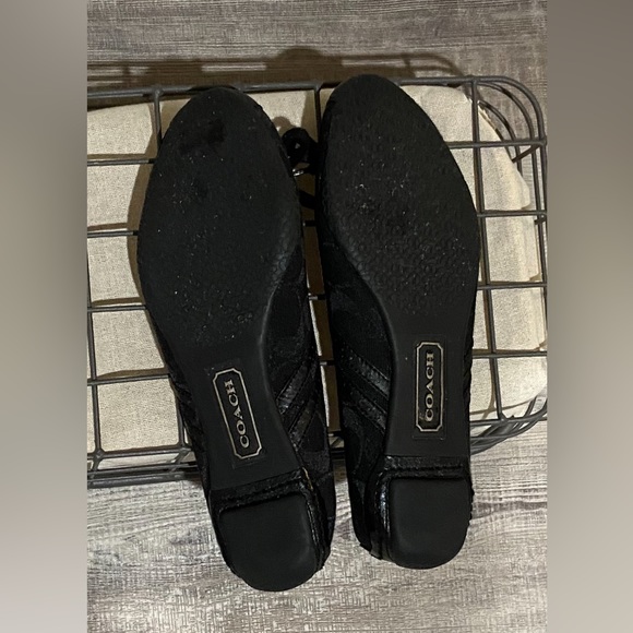Coach Black Flats - Picture 3 of 11